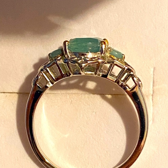 Grandidierite in Vermeil YG and Platinum over St-Silver Size 9- 2.15 ctw - Picture 4 of 6